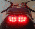 Koncov� LED diodov� sv�tlo s integrovan�mi blinkry E11